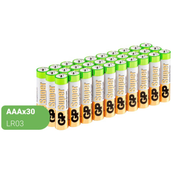 Батарейка GP ААА 24A-2CRVS30, 30шт/уп. (796821)