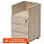Тумба приставная Мебель Easy One 913922 дуб сонома (091) Тумба приставная Мебель Easy One 913922 дуб сонома (091)