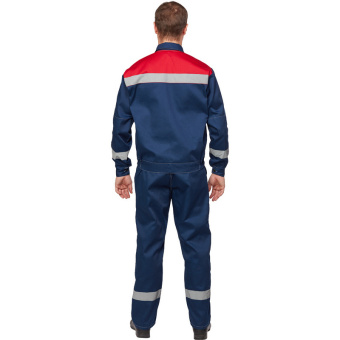 Костюм рабочий летний муж. л20-КПК син/красн (р.60-62) 158-164 (Арсенал-СП)