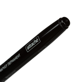 Маркер перманентный ATTACHE черный 1,5-3 мм