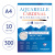 Альбом для акварели 10л., А4, на склейке Clairefontaine "Cardinal", 300г/м2, торшон, холод. пресс.,