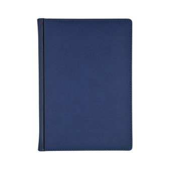 Ежедневник недатированный Attache Velvet искусственная кожа Soft Touch A5+ 136 листов синий (146х206