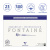 Альбом для акварели 25л., 30*40, на склейке Clairefontaine "Fontaine Demi-satiné", 300г/м2, горяч. п
