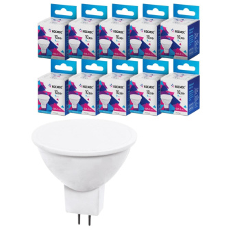 Лампа светодиодная КОСМОС JCDR 10.5W GU5.3 4500K 10шт/уп LED10.5wJCDRC45_10