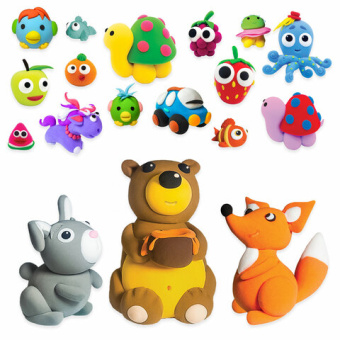 Пластилин супер легкий воздушный 60 штук (36 цветов + 12х2 базовых), 600 г, 3 стека, ЮНЛАНДИЯ, 10698