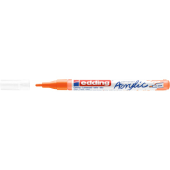Маркер акриловый Edding 5300/066.кругл1-2 мм.Флюорес.оранжевый/Neonorange