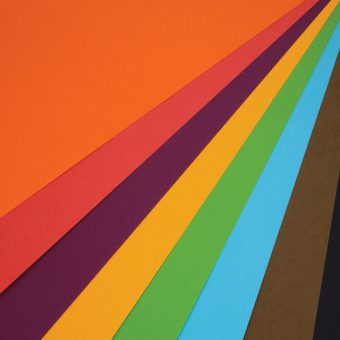 Цветная бумага A4, Мульти-Пульти, 8л., 8цв., тонированная, в папке, "Енот в Ирландии"