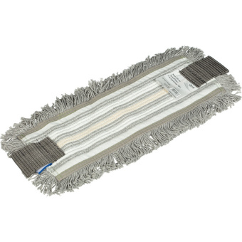 Насадка МОП плоская Vileda ТриоПлюс УльтраСпид Про полиэфиры/хлопок 42x14.5 см серый/белый (артикул производителя 167280)