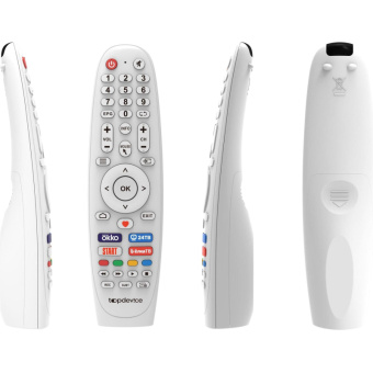 Телевизор Topdevice TDTV24CS04H_WE, HD Ready, смарт (WildRed), white