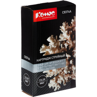 Картридж струйный Комус 72 C9374A сер. для DgnJ T610/770/1100/1120