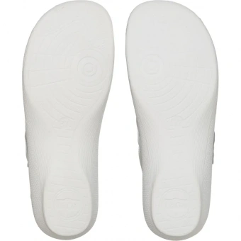 Сабо женские Leon MED102 ПУ из натуральной кожи белые размер 41