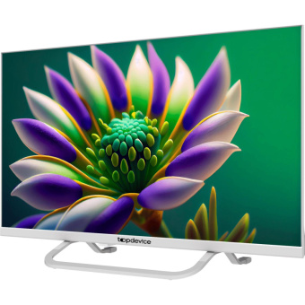 Телевизор Topdevice TDTV24CS04H_WE, HD Ready, смарт (WildRed), white