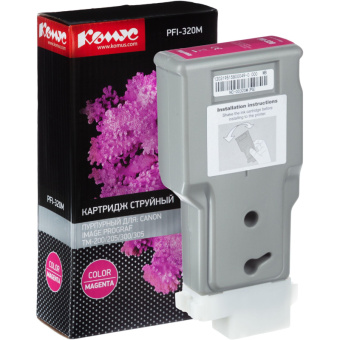 Картридж струйный Комус PFI-320M (2892C001) пур. для TM-200/205/300/305