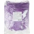 Бахилы одноразовые EleGreen полиэтиленовые 16 мкм белые/фиолетовые (50 пар в упаковке)
