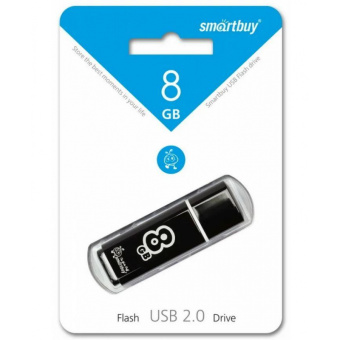 Флеш-память Smartbuy 8GB Glossy series Black