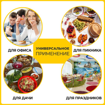Тарелка одноразовая бумажная 180 мм, КОМПЛЕКТ 100 шт., БЮДЖЕТ, белая мелованная