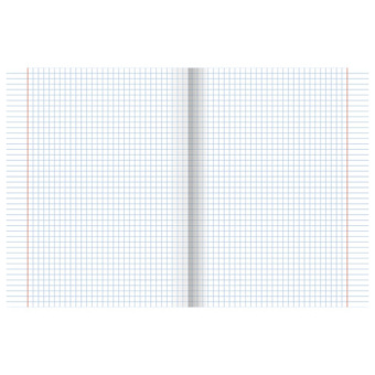 Тетрадь А5 48 л. АЛЬТ скоба, клетка, Soft Touch, фольга, "ЗЕФИРНОЕ НАСТРОЕНИЕ", 7-48-569