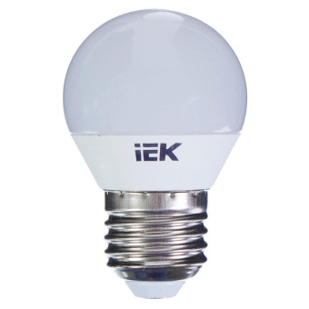 Лампа светодиодная IEK ECO G45 LLE-G45-5-230-30-E27 5Вт 3000К E27