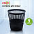 Корзина для бумаг STAFF "Optima" сетчатая, 9 литров, черная, 238254