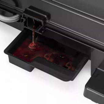 Электрогриль KITFORT KT-3662, 2000 Вт, фиксированные панели, регулировка температуры, серебро/черный, КТ-3662