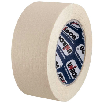 Клейкая лента малярная Unibob 50 мм х 50 м (легкоудаляемая)