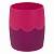 Подставка-стакан СТАММ, пластик, круглый, двухцветный фиолетовый-сиреневый