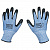 Перчатки нейлоновые SCAFFA "Рубеж Нит С", HPPE защита от порезов, нитриловое покрытие, размер 10 (XL