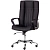 Кресло UT_Easy Chair Boston хром, кож/зам, черный, 36-6
