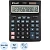 Калькулятор настольный ПОЛНОРАЗМЕРНЫЙ Комус AF-451B,12р,дв.пит,чрн