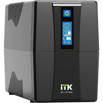 ИБП ITK Electra EET-0600VA-1-001 360Вт 600ВА черный