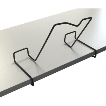 Подставка для книг ГЛОБУС металлическая (черная)