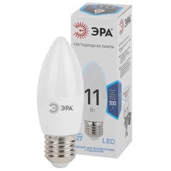 Лампа светодиодная ЭРА STD LED B35-11W-840-E27 E27 / Е27 11Вт нейтрал. свeт