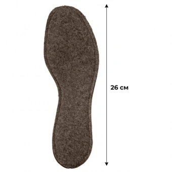 Стельки вкладные р.40, войлок