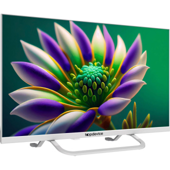 Телевизор Topdevice TDTV24CS04H_WE, HD Ready, смарт (WildRed), white