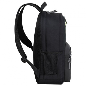 Рюкзак BRAUBERG FASHION CITY универсальный, 2 отделения, Green Spider, черный, 46х31х15 см, 273839