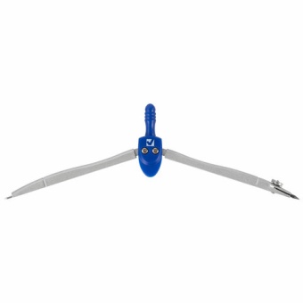 Готовальня BRAUBERG SCHOOL KIT, 8 предметов, циркуль 115 мм, чертежные принадлежности, металлический пенал со справочными материал