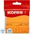 Блок-кубик Kores бум.для зам. 75х75 неоновая оранжевая 100л. '47074