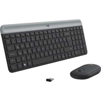 Набор клавиатура+мышь Logitech Wireless (920-009206) Desktop MK470, Black