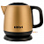 Чайник KITFORT КТ-6111, 1 л, 1630 Вт, закрытый нагревательный элемент, сталь, золотистый/черный