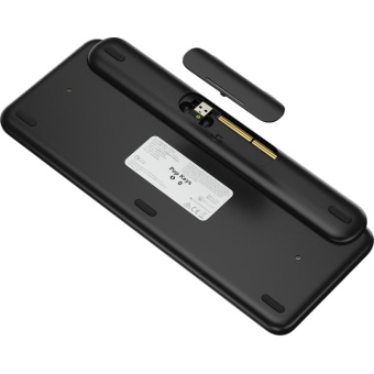 Клавиатура Logitech POP Keys, USB, беспроводная, желт/чер (920-010716)