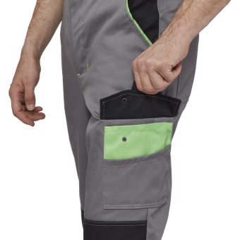 Брюки рабочие летние муж. л27-БР св-сер/сер 44-46/170-176