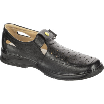 Полуботинки с перфорацией  антистатические  цв. черный (р.44) (арт. 8205)