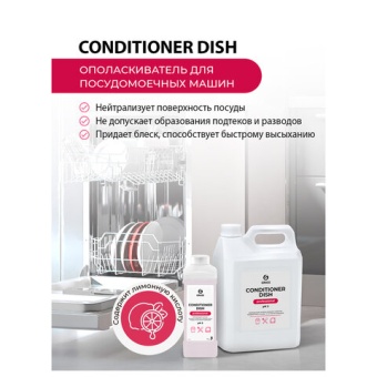 Ополаскиватель для посудомоечных машин 5 кг GRASS CONDITIONER DISH, кислотное, концентрат, 92778, 21