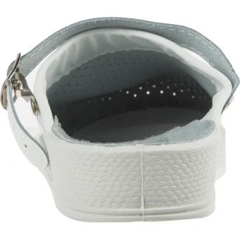 Спец.обувь Сабо муж.нат.кожа цв.белый(р.41) (10-12-7)