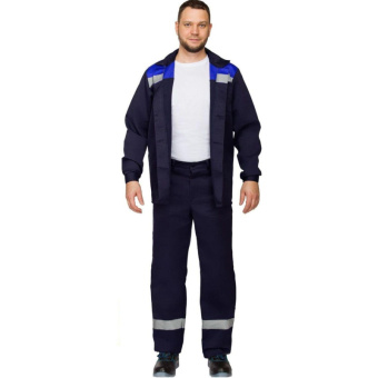 Костюм летний муж. л16-КБР с СОП син/вас (р.52-54) 194-200