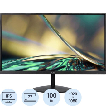 Монитор Acer SA272Ebi (UM.HS2EE.E09) 27/FHD/IPS/100Hz/250cd/4ms/VGA/HDMI