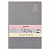 Тетрадь 60 л. в клетку обложка кожзам под рогожку, сшивка, B5 (179х250мм), СЕРЫЙ, BRAUBERG HARMONY,