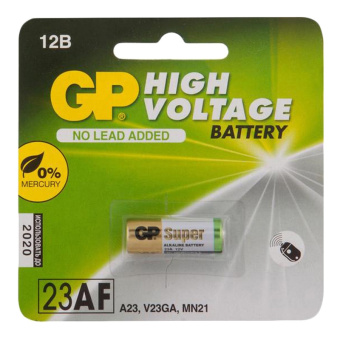Батарея GP 23AE 12V литий, д/автосигнализаций бл/1 GP23AERA-2F1