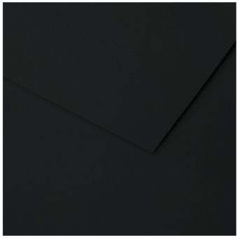 Бумага для пастели, 25л., 500*650мм Clairefontaine "Ingres", 130г/м2, верже, хлопок, черный