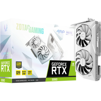 Видеокарта Zotac AMP White Edition 12Gb RTX3060 (ZT-A30600F-10P) Т